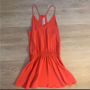 Amanda Uprichard coral dress